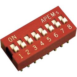 APEM NDS-08-V DIP spínač Pólů 8 standardní 1 ks