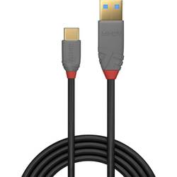 LINDY USB kabel USB 2.0 USB-A zástrčka, USB-C ® zástrčka 1.00 m černá 36886
