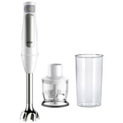 Braun Braun Multiquick 7 MQ7020 WH - Handmixer - 1000 W tyčový mixér 1000 W bez BPA, plynulé nastavení rychlosti, s mixovací nádobou bílá, stříbrná
