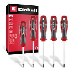 Einhell Univerzální, dílnu sada šroubováků Velikost šroubováku T 10, T 15, T 20, T 25, T 30 1 ks