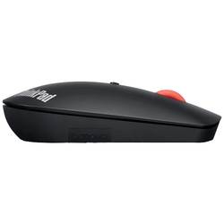 Lenovo ThinkPad Silent optická myš, přenos Bluetooth®, 3 tlačítko, 800 dpi, 1600 dpi, 2400 dpi, černá