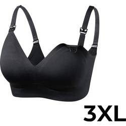 momcozy BH Nursing Bra YN21 3XL FB081-BL03XL-A