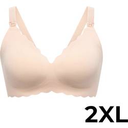 momcozy BH Jelly Nursing Bra FB001 2XL Skin FB073-KR02XL-A