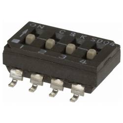 C & K Switches SD04H1SB DIP-Switch SD Series DIP spínač Pólů 4 1 ks Tube