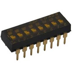 C & K Switches SDA06H0SBR DIP Switch SDA Series DIP spínač Pólů 6 1 ks Tape on Full reel