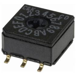 C & K Switches CD16CM0SB Rotay Switch CD Series kódovací přepínač hexadecimální, komplementární 1 ks Tube