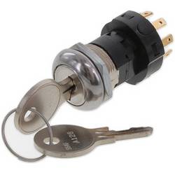 C & K Switches H200AA2F205NB Switch lock H Series klíčový spínač 20 V/AC, 20 V/DC 2x zap/zap/zap 1 ks
