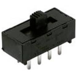 C & K Switches L202021MS02QE Slide Switch L Series posuvný přepínač 125 V/AC, 28 V/DC 4 A 2x zap/zap 1 ks Bulk