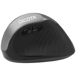 Dicota RELAX optická ergonomická myš, přenos bezdrátový, 5 tlačítko, 800 dpi, 1200 dpi, 1600 dpi, černá