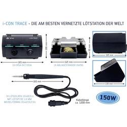 Ersa i-CON TRACE pájecí stanice, 150 W, +50 - +450 °C, vč. pájecí hrot, 0ICT1000A