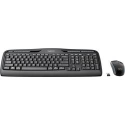 Logitech MK330 bezdrátový sada klávesnice a myše tlačítka multimédií US anglická, QWERTY černá