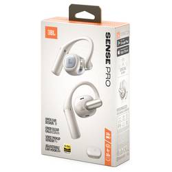 JBL Sense Pro TWS otevřená sluchátka Bez kabelu, Bluetooth® šedá Nabíjecí pouzdro, za uši, dotykové ovládání, voděodolná