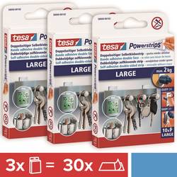 tesa POWERSTRIPS® Large Oboustranná lepicí páska bílá Množství: 30 ks