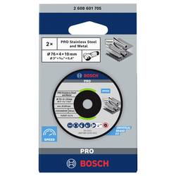 Bosch Accessories 2608601705 2608601705 brusný kotouč rovný Průměr 76 mm Ø otvoru 10 mm 2 ks