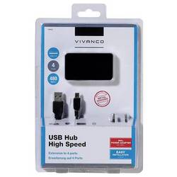 Vivanco USB 2.0 adaptér 3 m látkový potah