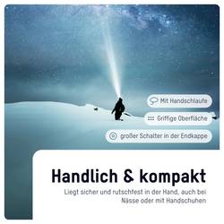 Ansmann LED Taschenlampe Adventure TA1800RF wiederaufladbar 1600-0763 SMD LED kapesní svítilna velký dosah napájeno akumulátorem 1800 lm 6 h 182 g