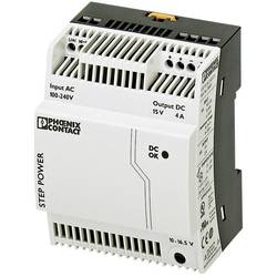 Phoenix Contact 2868619 síťový zdroj na DIN lištu 15 V/DC 4 A 60 W Počet výstupů:1 x Obsah 1 ks
