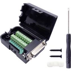 TRU COMPONENTS T1904C093 sada D-SUB zásuvková lišta Pólů: 15 šroubovací 1 ks