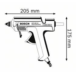 Bosch Professional GKP 200 CE tavná lepicí pistole, Ø 11 mm, 500 W, 230 V, 1 ks, 0601950703