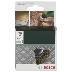 Bosch Accessories Okružní kartáče pro vrtačky - vlnitý drát, pomosazeno, 75 mm D= 75 mm, šířka = 8 mm Ø dříku 6 mm 2609256529 1 ks