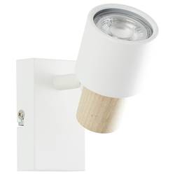 Brilliant Pini 10145/75 nástěnné světlo žárovka GU10 bílá, dřevo