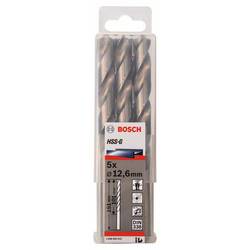 Bosch Accessories 2608585542 HSS kovový spirálový vrták 12.6 mm Celková délka 151 mm broušený DIN 338 válcová stopka 5 ks