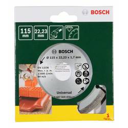 Bosch Accessories 2607019474 Bosch Universal - Diamant-Schneidscheibe - 115 diamantový řezný kotouč 1 ks