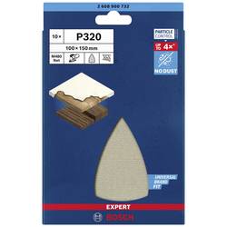 Bosch Accessories EXPERT M480 2608900732 brusná síť pro multifunkčníbrusku bez otvorů Zrnitost 320 (d x š) 150 mm x 100 mm 10 ks