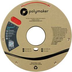 Polymaker PA12005 Filament Polymaker PolySonic™ PLA red High Speed PLA / 1.75 mm / 1kg vlákno pro 3D tiskárny PLA plast Filament pro vysokorychlostní 3D tisk