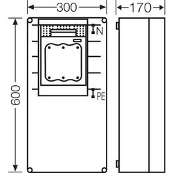 Hensel 2000784 držák NH pojistky Velikost pojistky = 1 3pólový 250 A 800 V
