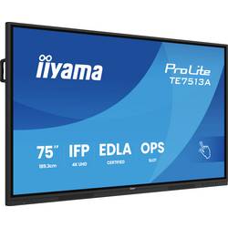 Iiyama displej Digital Signage Energetická třída (EEK2021): G (A - G) 189.3 cm 75 palec