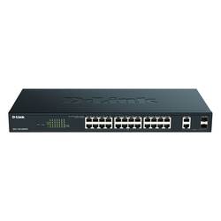 D-Link DGS-1100-26MPV2/E DGS-1100-26MPV2/E síťový switch 24 + 2 porty 56 GBit/s funkce PoE