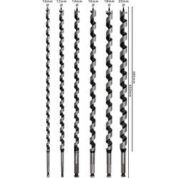 Bosch Accessories 2607019323 sada hadovitého vrtáku 6dílná 10 mm, 12 mm, 14 mm, 16 mm, 18 mm, 20 mm Celková délka 450 mm šestihran 1 sada