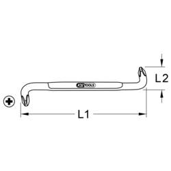 KS Tools 151.2682 PH klíč PH 3, PH 4