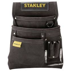 STANLEY Werkzeugtasche+Hammerhalter 3xFach+Halter Leder, STST1-80114 Brašna na nářadí – prázdná, (d x š x v) 28 x 9 x 25 cm