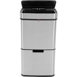 Hailo Öko Vario XL 6560010 systém třídění odpadu 50 l nerezová ocel, plast (š x v x h) 420 x 785 x 315 mm stříbrná s ochranou proti otiskům prstů, s