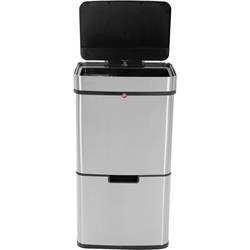 Hailo Öko Vario XL 6560010 systém třídění odpadu 50 l nerezová ocel, plast (š x v x h) 420 x 785 x 315 mm stříbrná s ochranou proti otiskům prstů, s