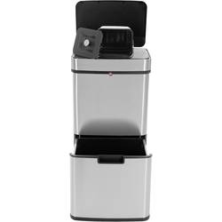 Hailo Öko Vario XL 6560010 systém třídění odpadu 50 l nerezová ocel, plast (š x v x h) 420 x 785 x 315 mm stříbrná s ochranou proti otiskům prstů, s