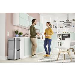 Hailo Öko Vario XL 6560010 systém třídění odpadu 50 l nerezová ocel, plast (š x v x h) 420 x 785 x 315 mm stříbrná s ochranou proti otiskům prstů, s