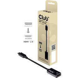 club3D CAC-1080 DisplayPort adaptér [1x zástrčka DisplayPort - 1x HDMI zásuvka] černá 0 mm