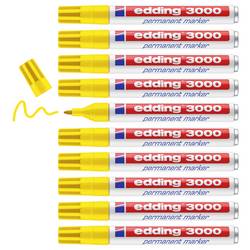 Edding e3000 4-3000005 permanentní popisovač žlutá Vodotěsné: Ano