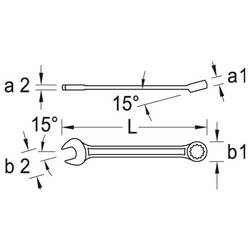 Gedore 6102080 7 XL 41 očkoplochý klíč Délka klíče (cm) (jen pro nadpis) 41 mm