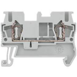 Siemens 8WH20000AF00 průchodková svorka přípojka s pružinovým protitahem šedá 50 ks