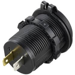 VOLTCRAFT Dvojitá USB zásuvka 12 - 24 V, 4,8 A, s ochranným krytem 12/24 V