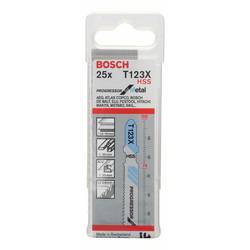 Bosch Accessories 2608638474 Pilový plátek do kmitací pily T 123 XF - Progressor for Metal 25 ks