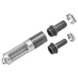 GARDENA 09093-20 Saugfilter mit Rückflussstop, Set für den Anschluss an Saugschläuche sací filtr 220 mm Nerezová ocel