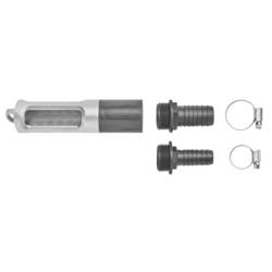GARDENA 09093-20 Saugfilter mit Rückflussstop, Set für den Anschluss an Saugschläuche sací filtr 220 mm Nerezová ocel