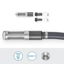 GARDENA 09093-20 Saugfilter mit Rückflussstop, Set für den Anschluss an Saugschläuche sací filtr 220 mm Nerezová ocel