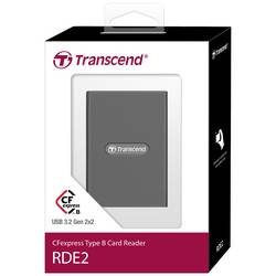 Transcend RDE2 externí čtečka paměťových karet USB 3.2 (Gen 2) , CompactFlash šedá