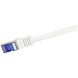 LogiLink C6A091S RJ45 USB kabel CAT 6A S/FTP 10.00 m bílá 1 ks
